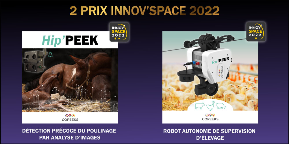 Read more about the article Copeeks, lauréat de 2 prix Innov’Space 2022 pour ses solutions HIP’PEEK et RO’PEEK